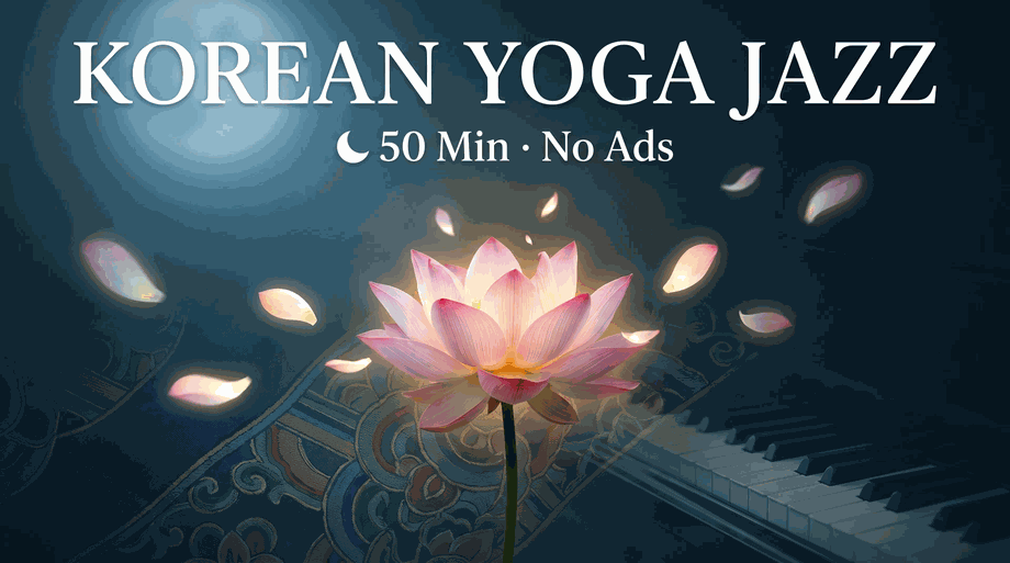 Best Korean Yoga Music 2026 | 50-Min Healing Jazz Playlist for Yoga, Meditation & Stretching (No Ads)