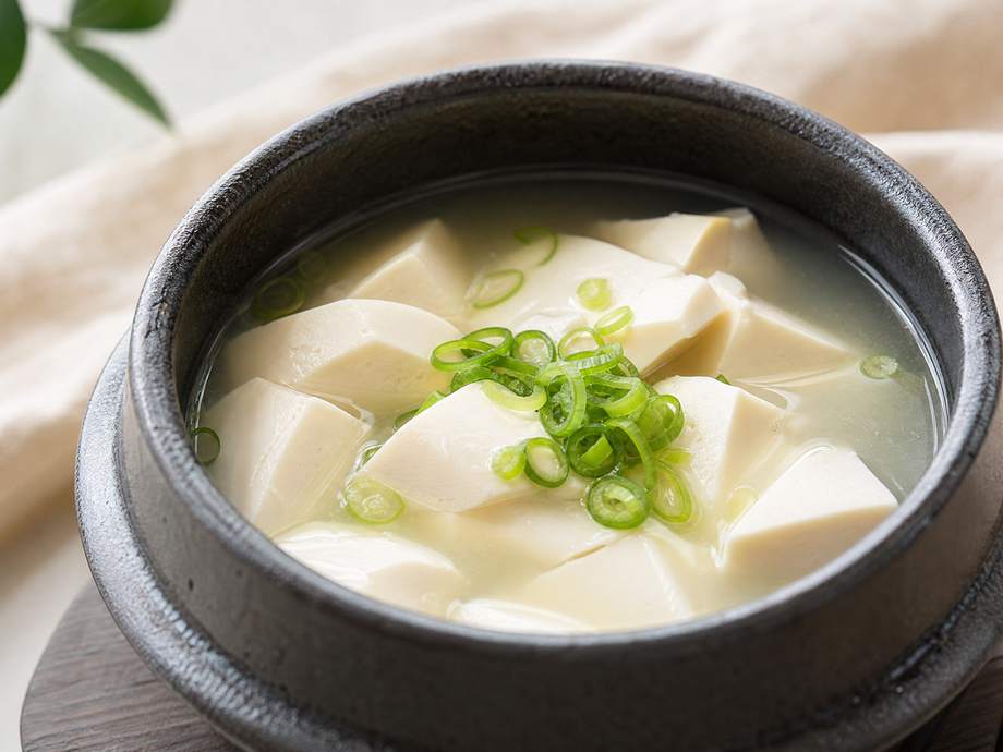 Korean plain white soft tofu 모두부